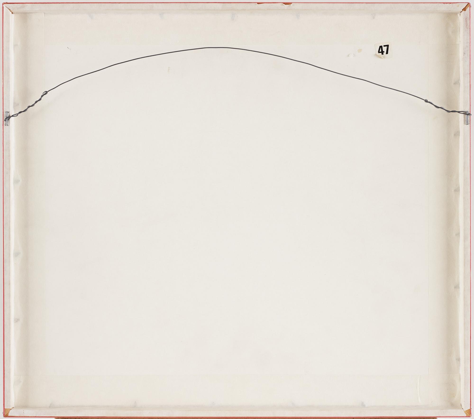 AXEL NILSSON, pencil drawing, signed and dated 1922.