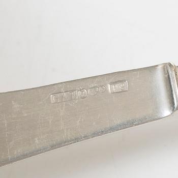 Besticksservis, silver, 40 delar, "Diana", CG Hallberg/GAB, 1900-talets mitt, samt en skål, silver, Carlson K & E, 1958.