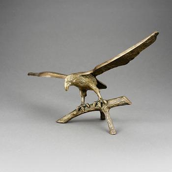 INREDNINGSSKULPTUR, mässing, 1900-tal.