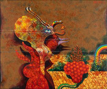 Ardy Strüwer, "Redflowerbirdwoman".