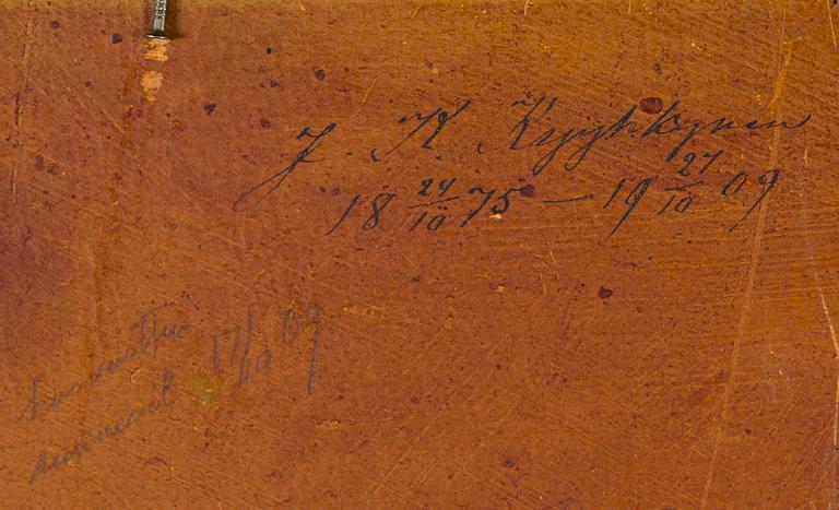 Juho Kyyhkynen, väitetty, Lepotuokio.