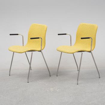 Claesson Koivisto Rune, karmstolar, 8 st "Cornflake", Offecct, daterade 2008.