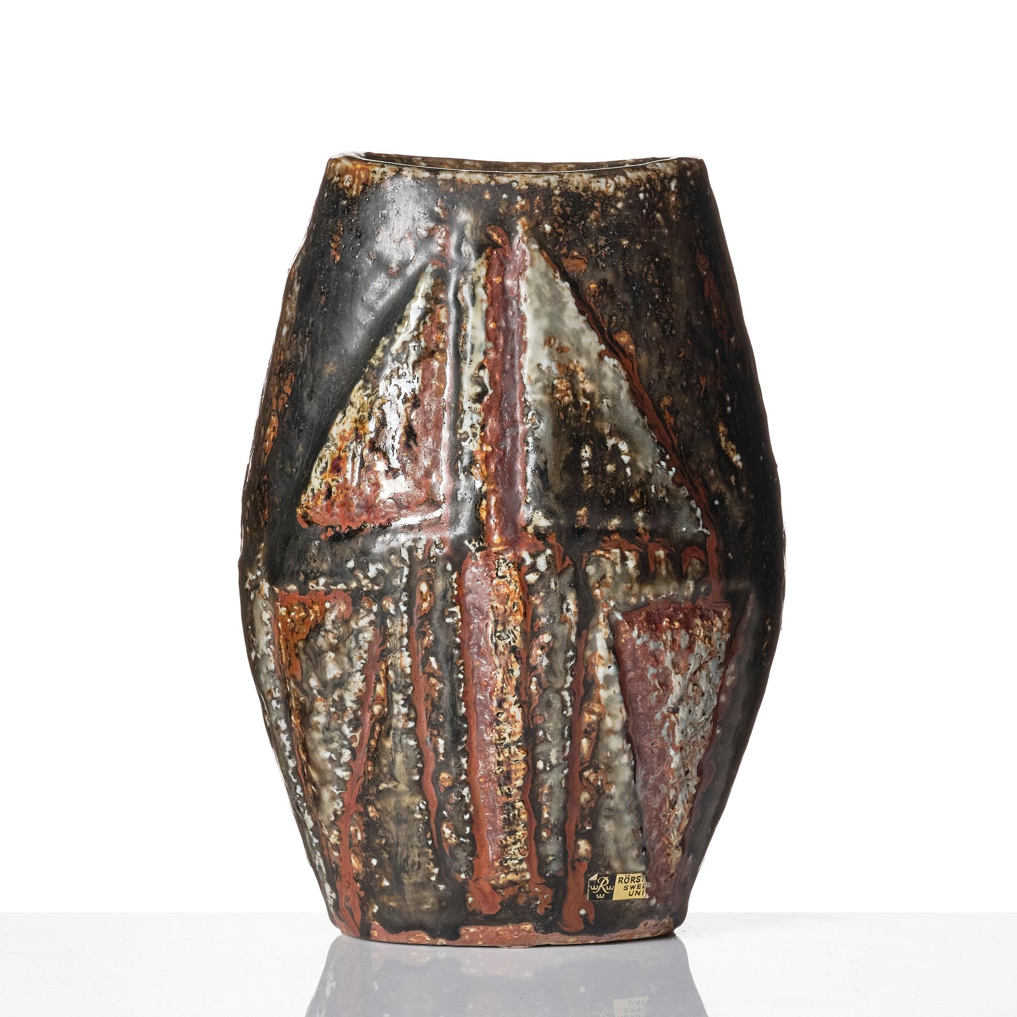 Carl-Harry Stålhane, vas, Rörstrand 1963, unik.