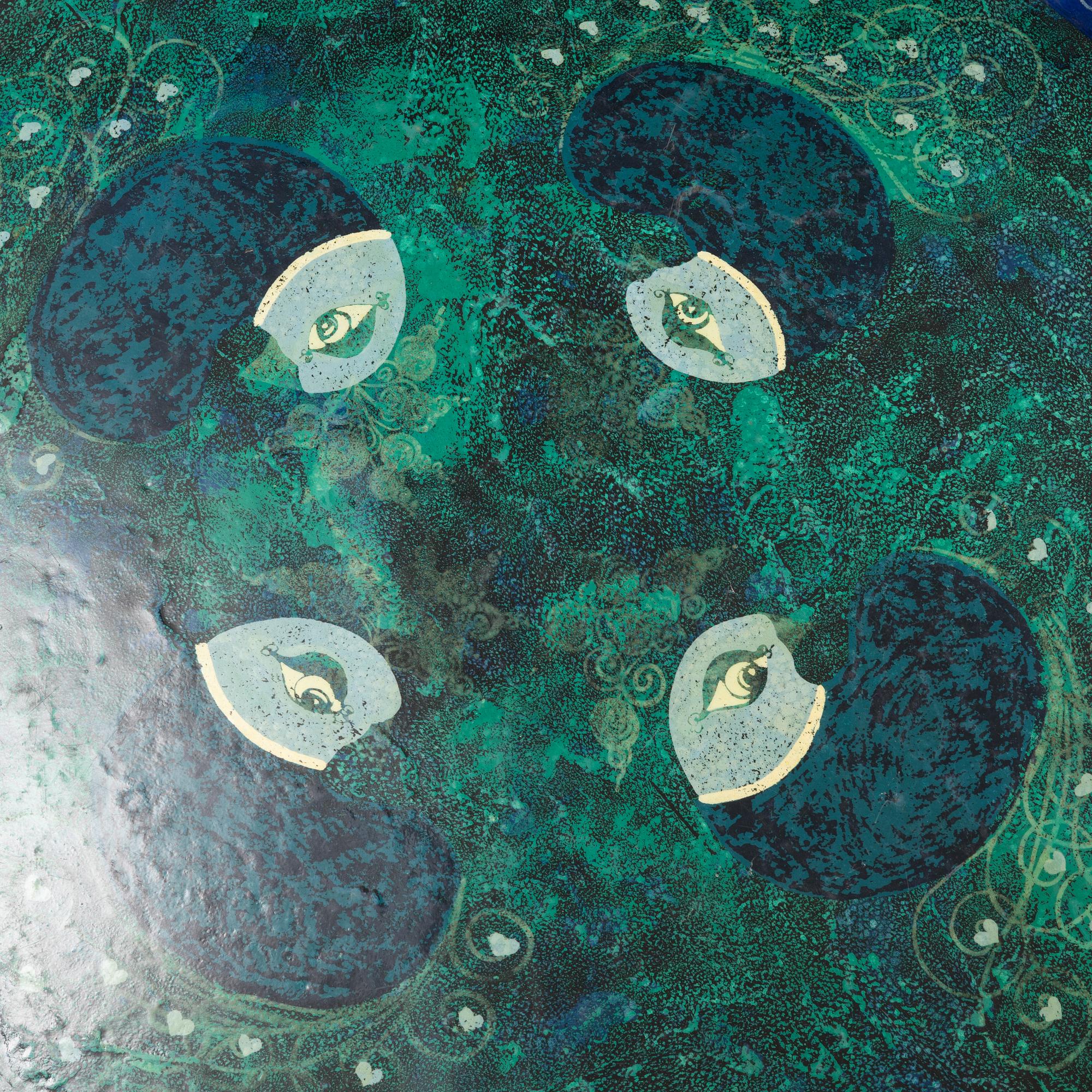 Björn Wiinblad, Poul Cadovius & Susanne Fjeldsøe Mygge, dining table, France, Denmark.