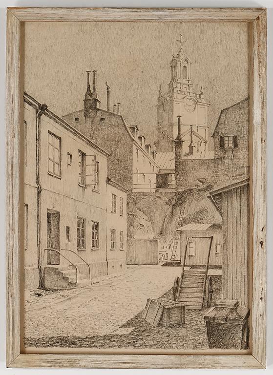 GRETA KNUTSSON TZARA, blyerts 3 st. Monogramsignerade.