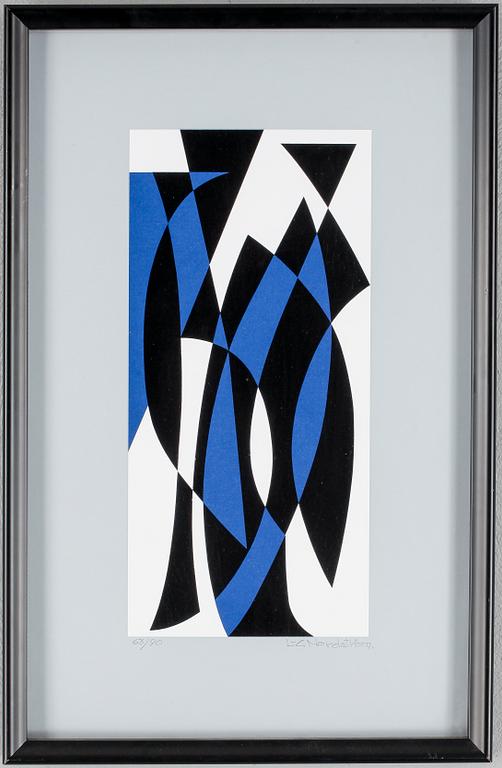 LARS GUNNAR NORDSTRÖM, serigrafi, signerad, numrerad 63/90.