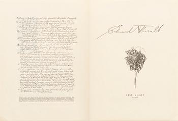 FOLDER, 18 offset prints, Bergendahls, Göteborg 1954.