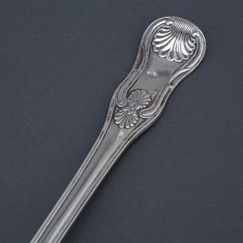 GUSTAF MÖLLENBORG, a silver soup ladle, Stockholm 1847.