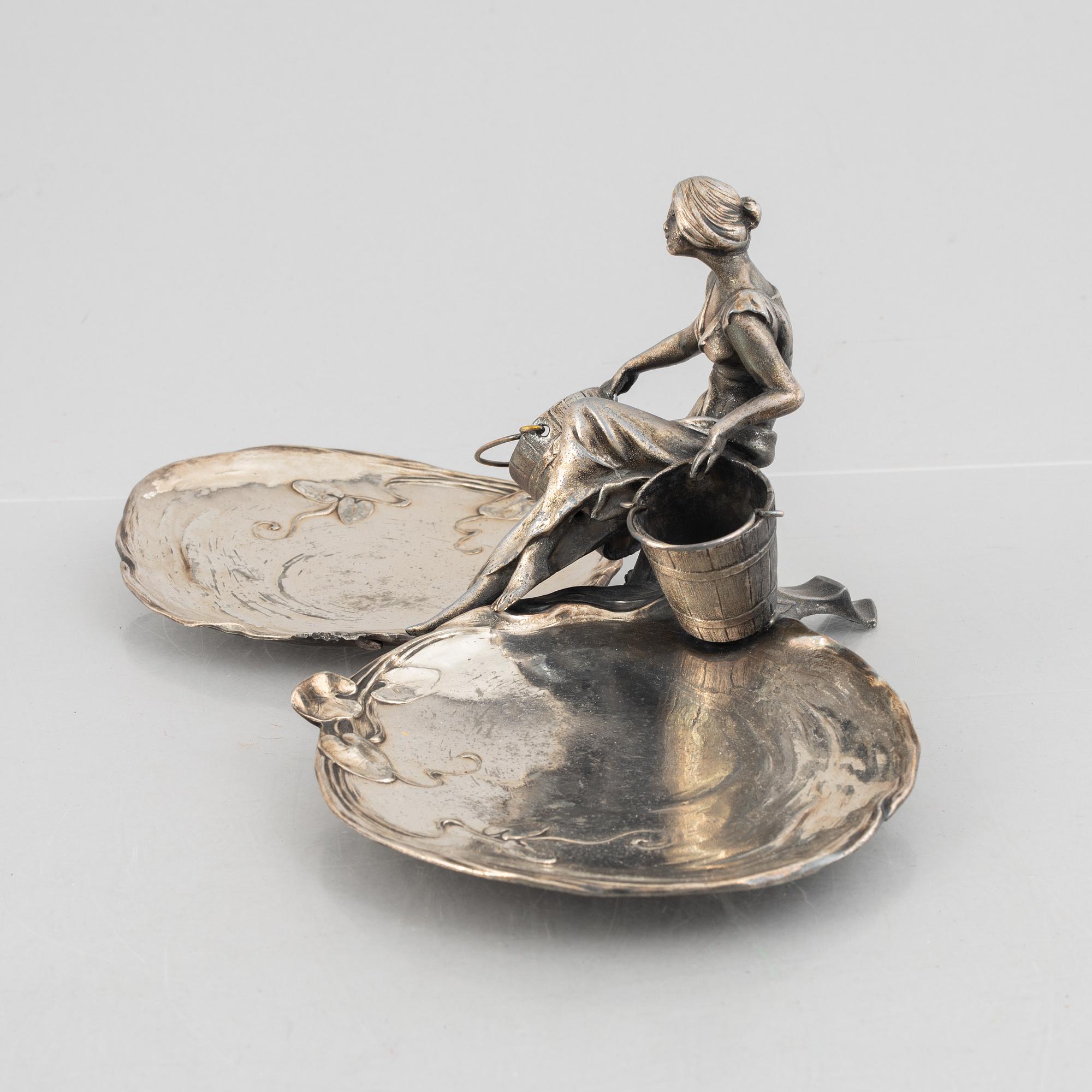 An Art Nouveau table decoration, early 20th Century.