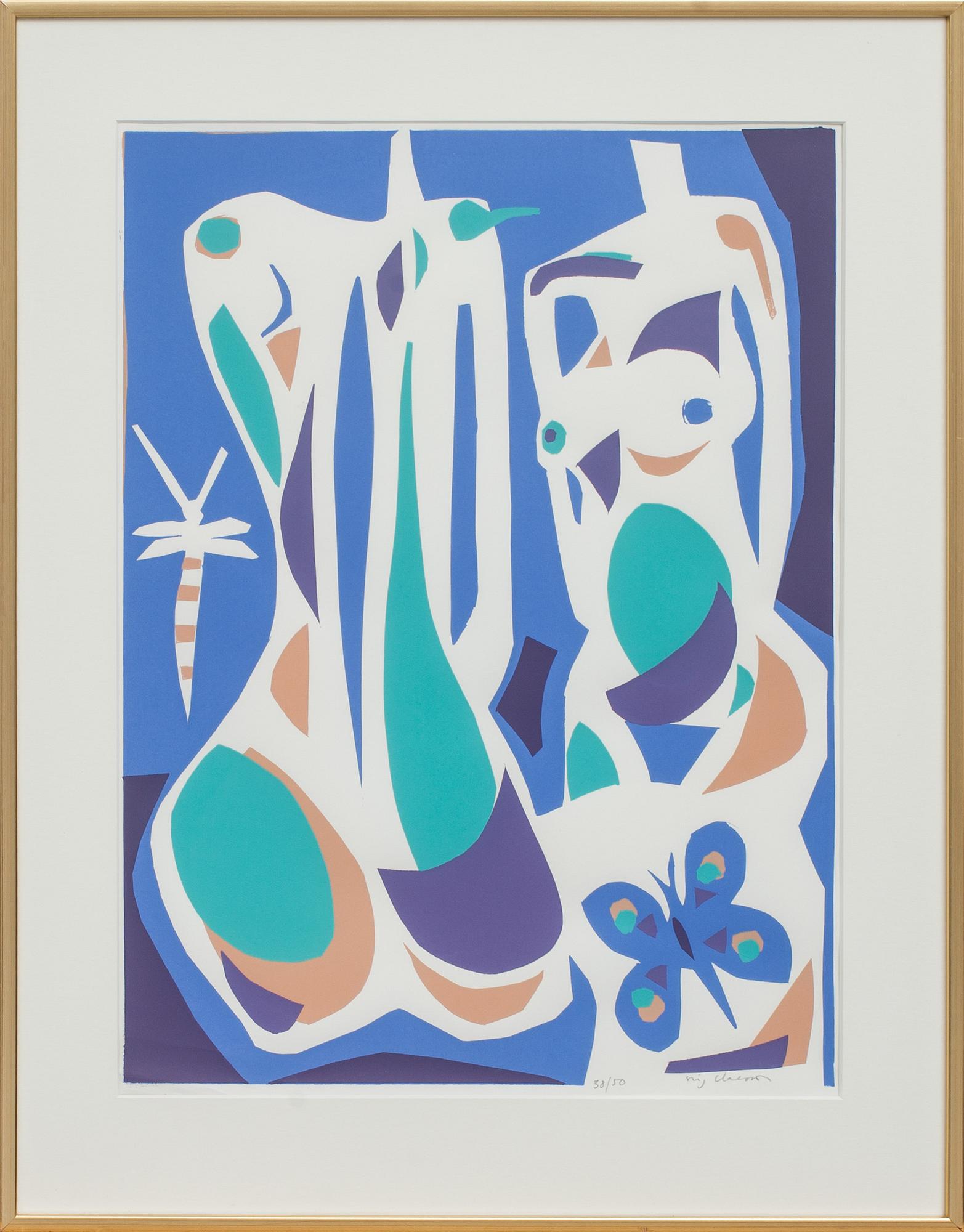 STIG CLAESSON (SLAS), färgserigrafi, signerad och numrerad 38/50.
