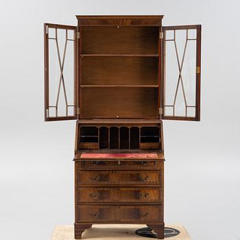 A mahogany writing cabinet, 20th Century.