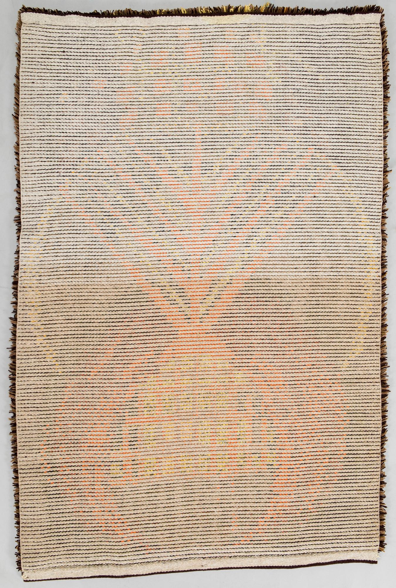 Terttu Tomero, A finnish long pile rya rug, model for Neovius. Circa 158 x 103 cm.
