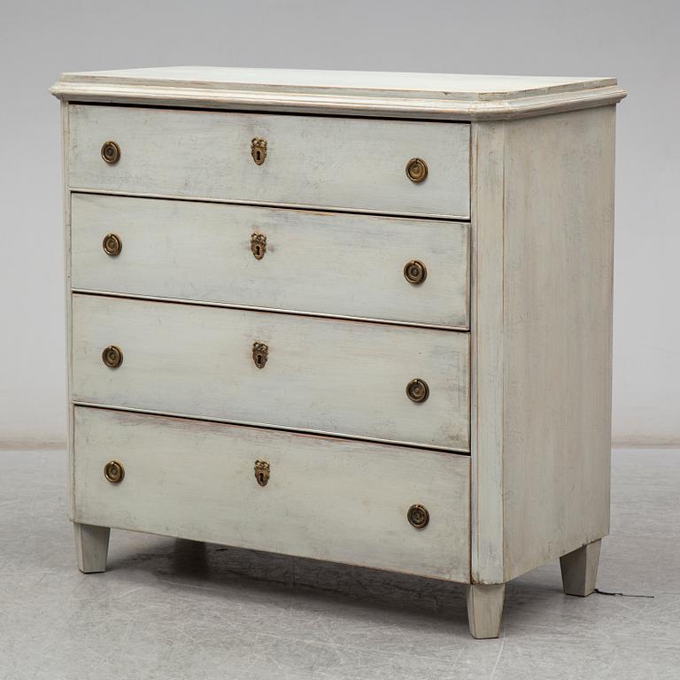 a chest of drawers from the second half of the 19th century.