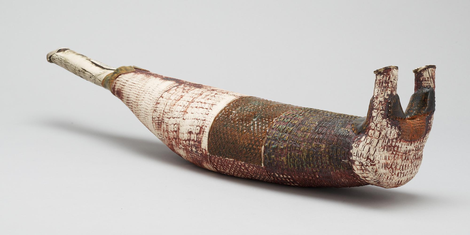 A Bengt Berglund stoneware sculpture, Gustavsberg.