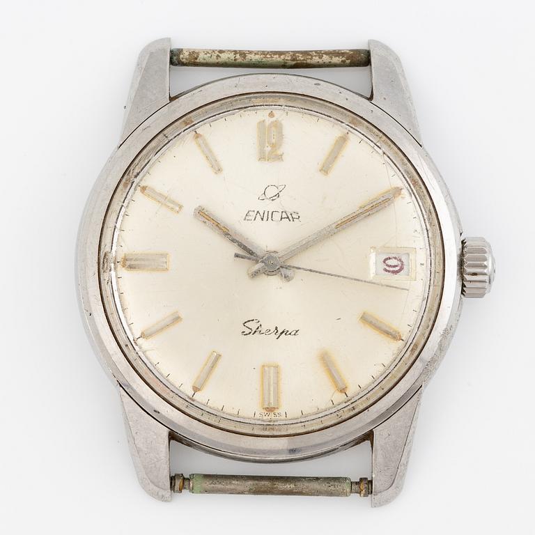 Enicar, Sherpa, wristwatch, 36 mm.