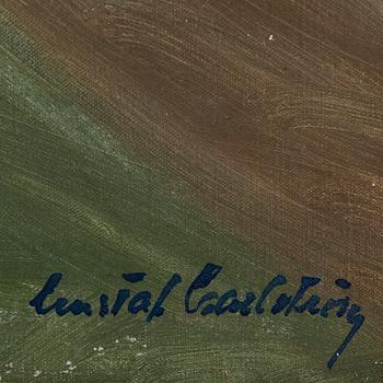 GUSTAF CARLSTRÖM, olja på duk, signerad.