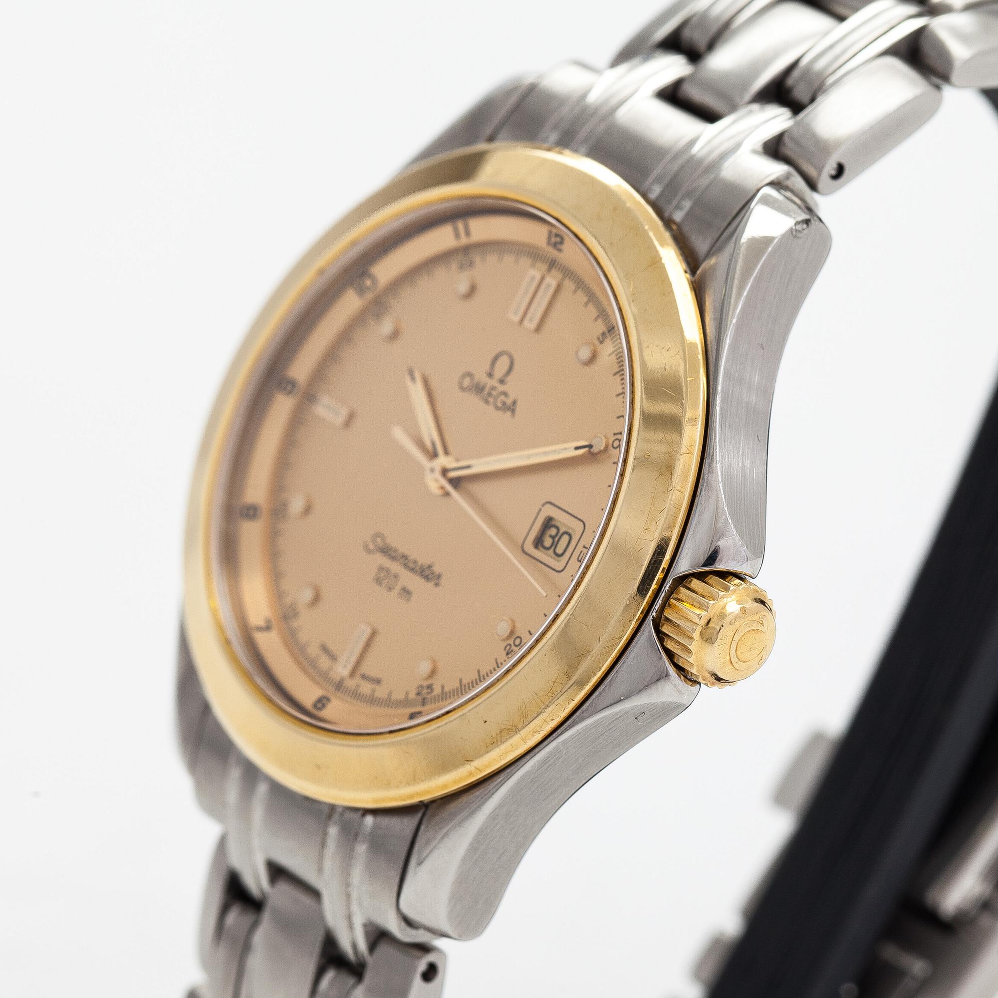 Omega, Seamaster, 120m, armbandsur, 36 mm.