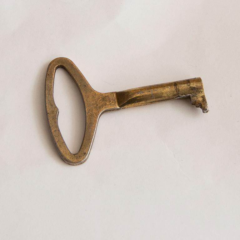 A mid 1900s teak counter.