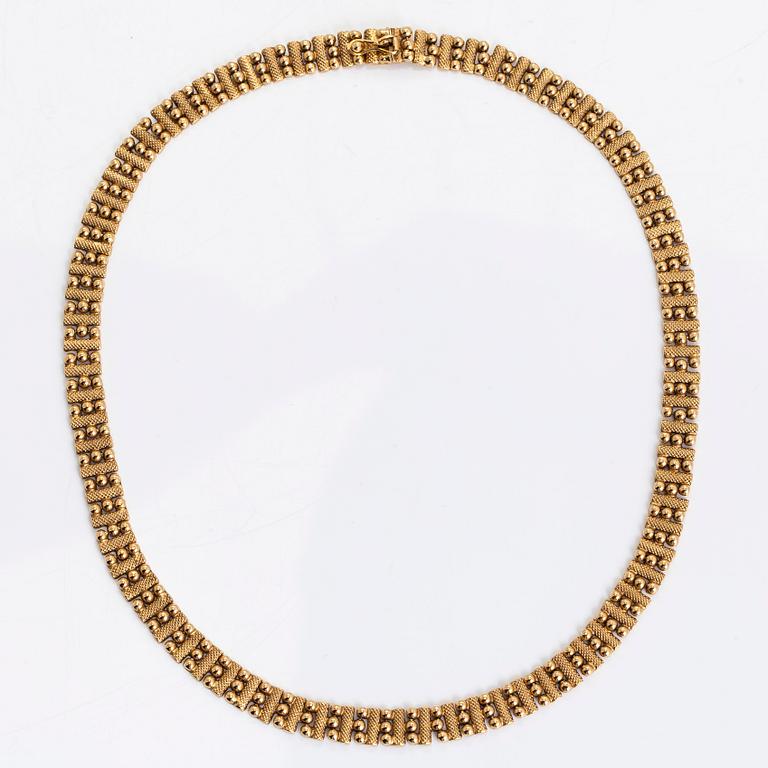 Halsband, 18K guld.
