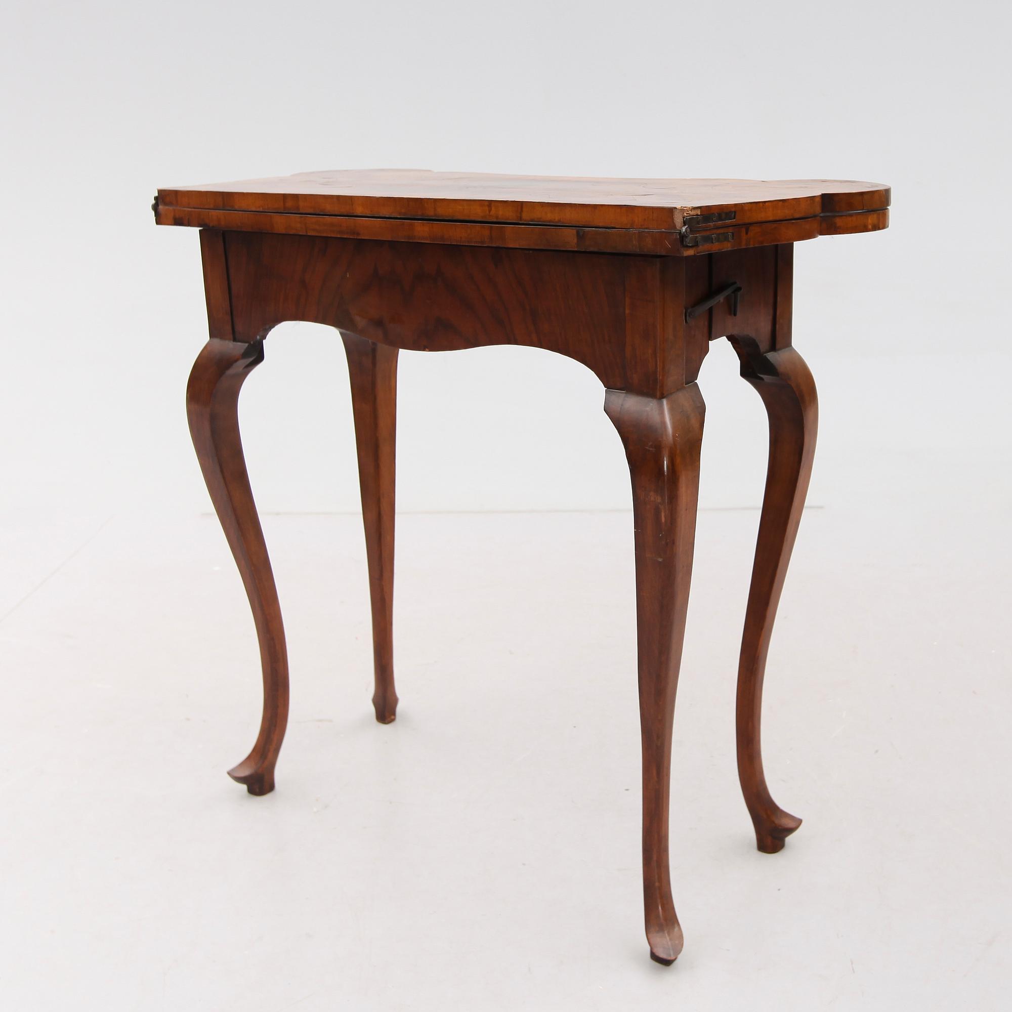 SPELBORD, senbarock, 1700-tal.