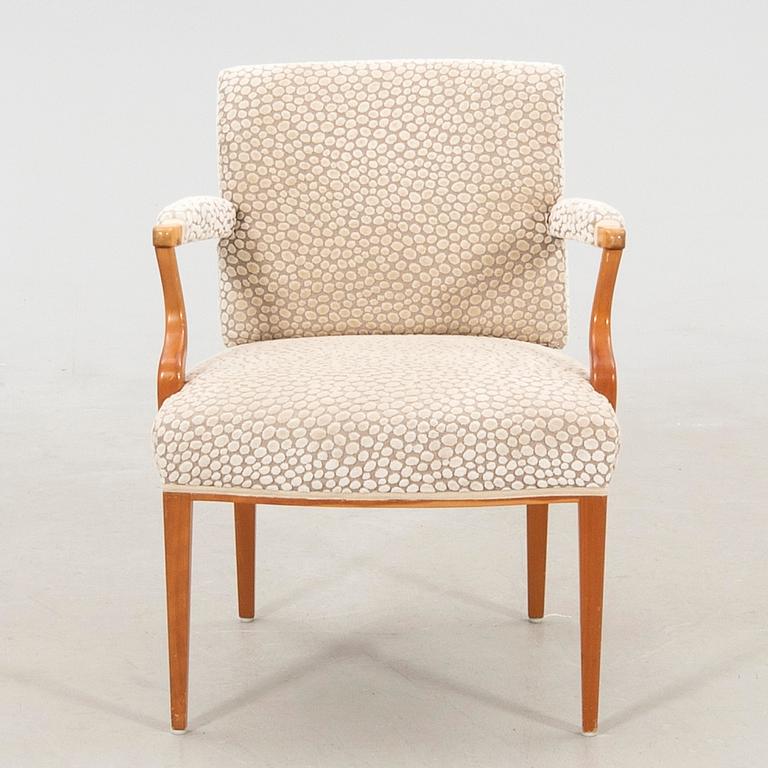 Josef Frank, armchair, model 969, Firma Svenskt Tenn, late 20th century.