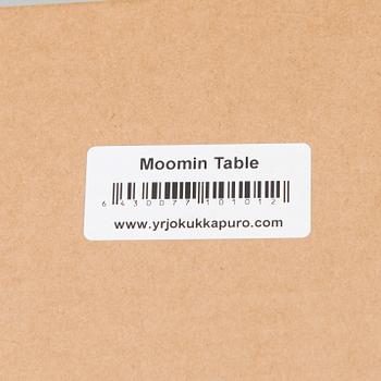 Yrjö Kukkapuro, Children's furniture, two 'Moomin S chairs'  and a table collaboration with Modeo and Moomin Characters.