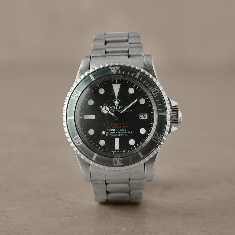 ROLEX, Oyster Perpetual Date, Sea-Dweller, Submariner, (2000ft=600m, SWISS=T< 25, Mark IV), chronometer,