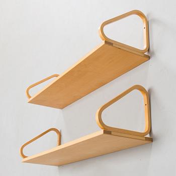 Alvar Aalto, hyllor, ett par, modell 112B, Artek, sent 1900-tal.