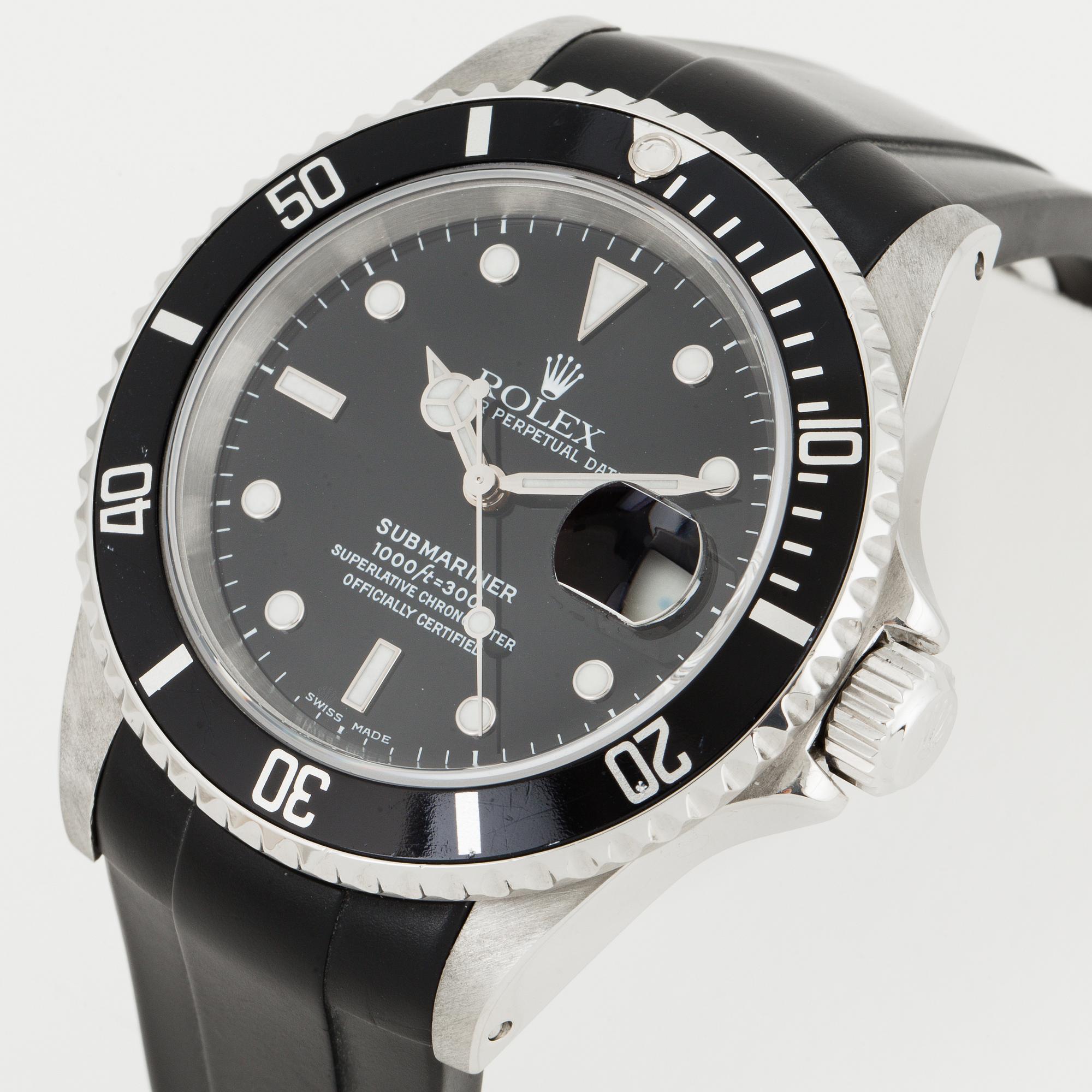 ROLEX, Oyster Perpetual Date, Submariner (1000ft=300m, SWISS MADE