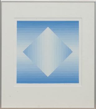 INGER EKDAHL, gouache. Signerad. Säljes till förmån för "Läkare utan gränser".