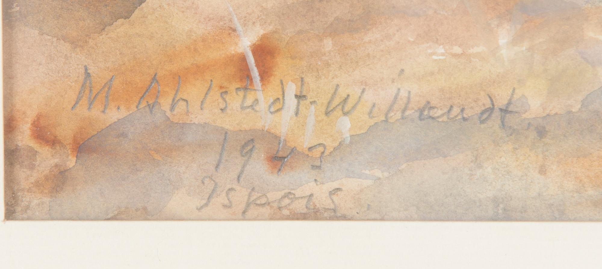 Margareta Ahlstedt-Willandt, "Ispois". (Åbolands skärgård).