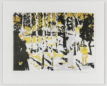 Karin Mamma Andersson · KARIN MAMMA ANDERSSON, färglitografi, signerad, provtryck.