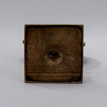 FICKURSSTÄLL, mässing, 1800-talets första hälft.