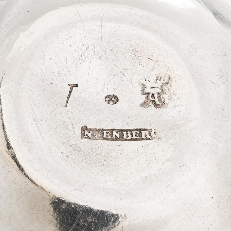 Nils Enberg, tumlare, silver, Åbo 1767.