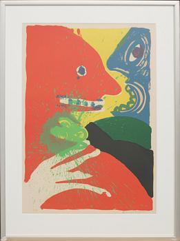 BENGT LINDSTRÖM, colour lithographe, signed and numbered 55/99.