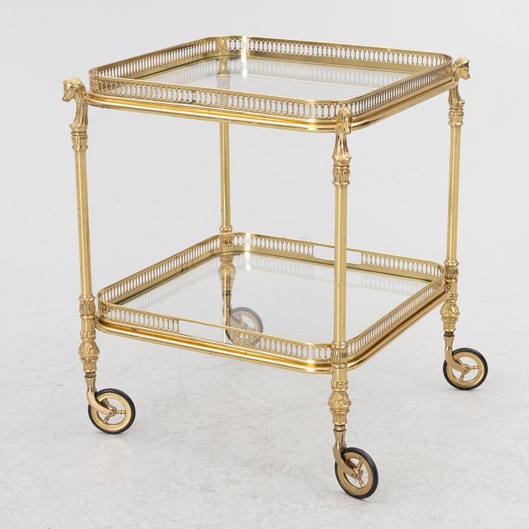 Serving cart, mid-20th century.