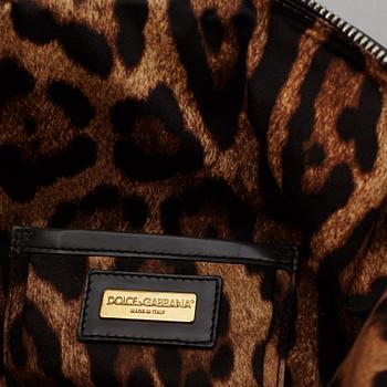 DOLCE & GABBANA, a black leather bag.