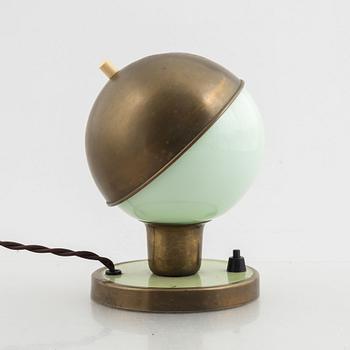 A functionalist style table lamp, Sweden, 1930s.