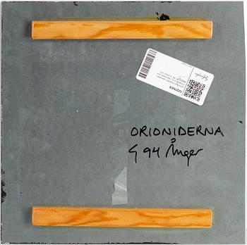 GUNNAR ÅNGER, paintes zinc plate, 4, signed and dated -94 verso.