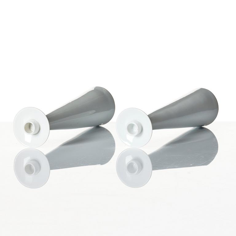 Hans-Agne Jakobsson, a pair of candle holders, model "L 8", Hans-Agne Jakobsson AB, Markaryd, 1950-60s.