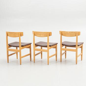 Børge Mogensen, Chairs, 5 pcs, "Öresund", Karl Andersson & Söner, second half of the 20th century.