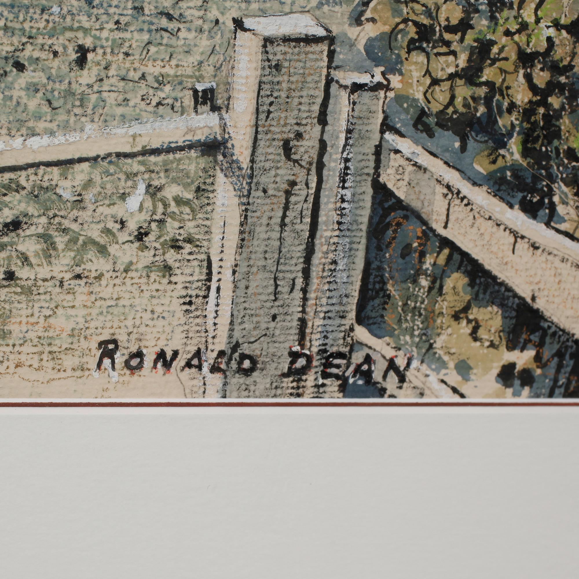 RONALD DEAN, blandteknik, signerad.