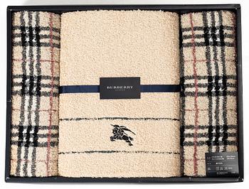 Burberry, towels, set of 3 pcs.
