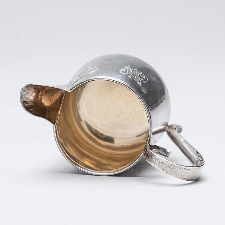 GRÄDDSNÄCKA, silver, Russland, 1800/1900-tal. Vikt 106,8 g.