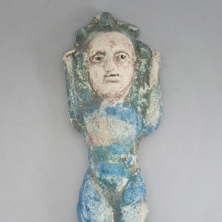 A stoneware sculpture designed by Lisa Larson for Gustavsberg, dated -07.