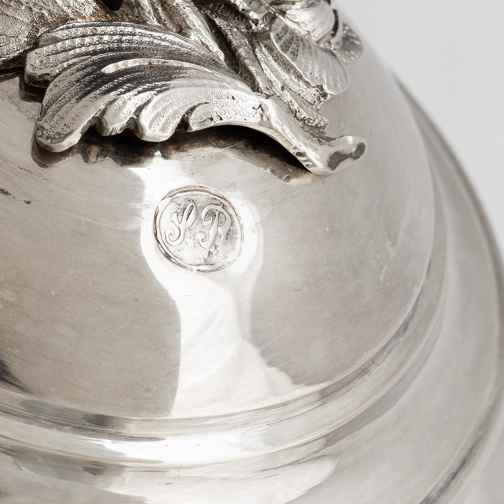 Stephan Westerstråhle, kaffekanna, silver, Stockholm, 1811. Sengustaviansk.