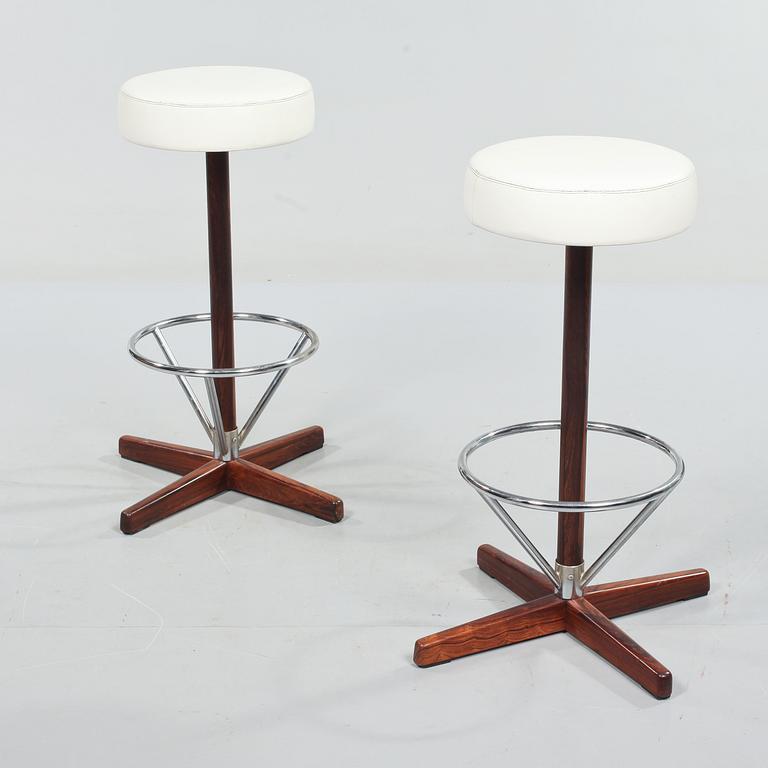 BARSTOLAR, 2 st, Dyrlund Smith, Danmark, 1960-tal.