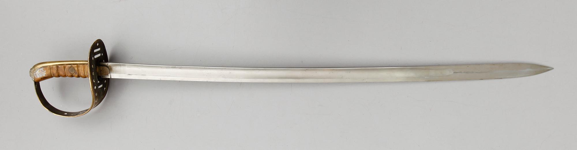 SABEL, m/1867-1893, för Kavalleriet.