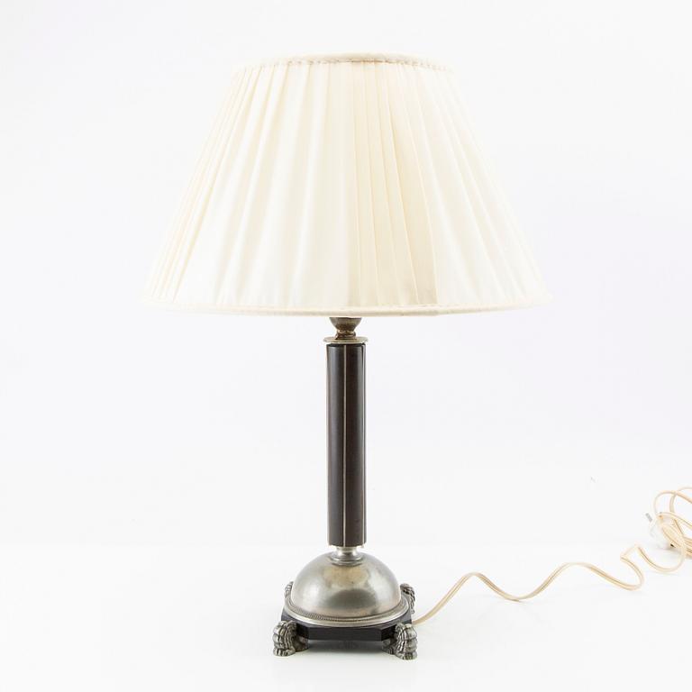 C.G. Hallberg, a table lamp, 1930s.