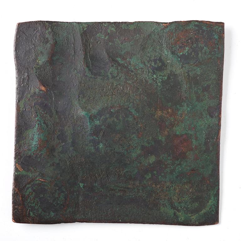 A Swedish coppar plate money 1756.